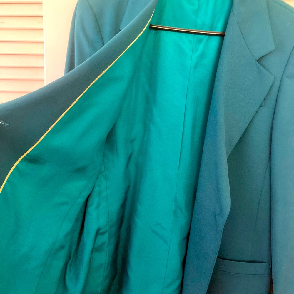 Long blazer, Austin Reed, size 10 cerulean blue